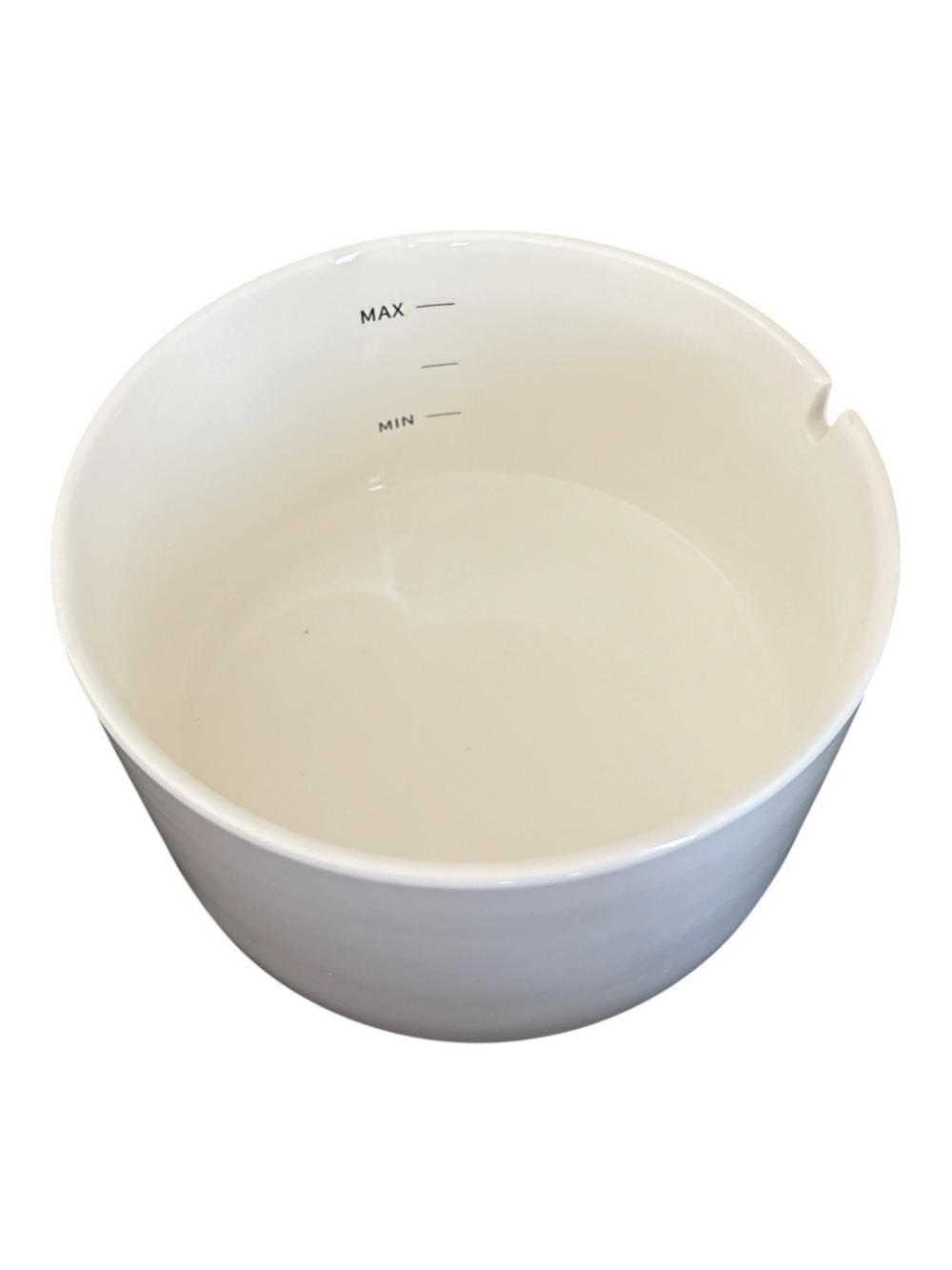 Ceramic Cat Dog Water Fountain Replacement Bowl Base White 71 oz PART ONLY